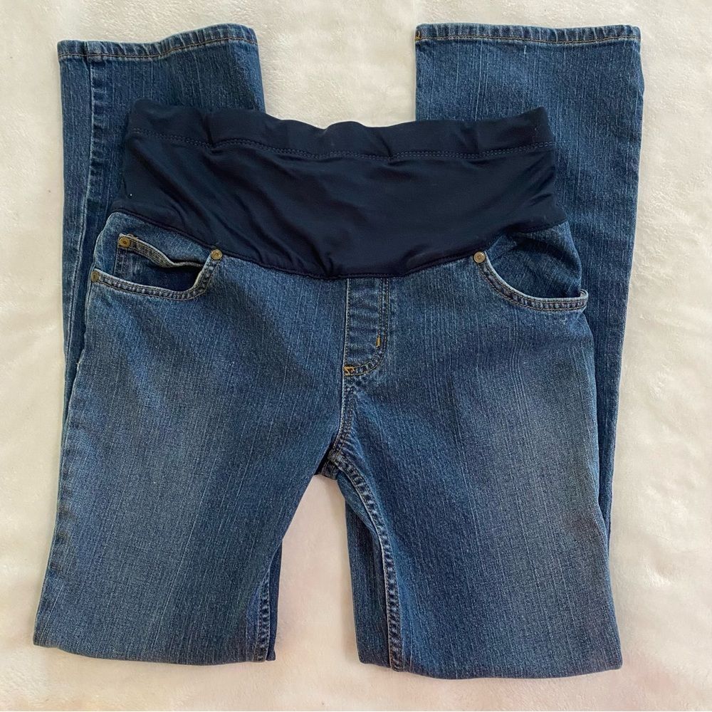 Liz Lange Dark Blue Maternity Jeans